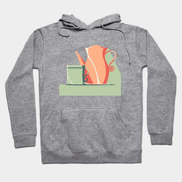 Teapot Tea Hoodie by Zakaria Azis